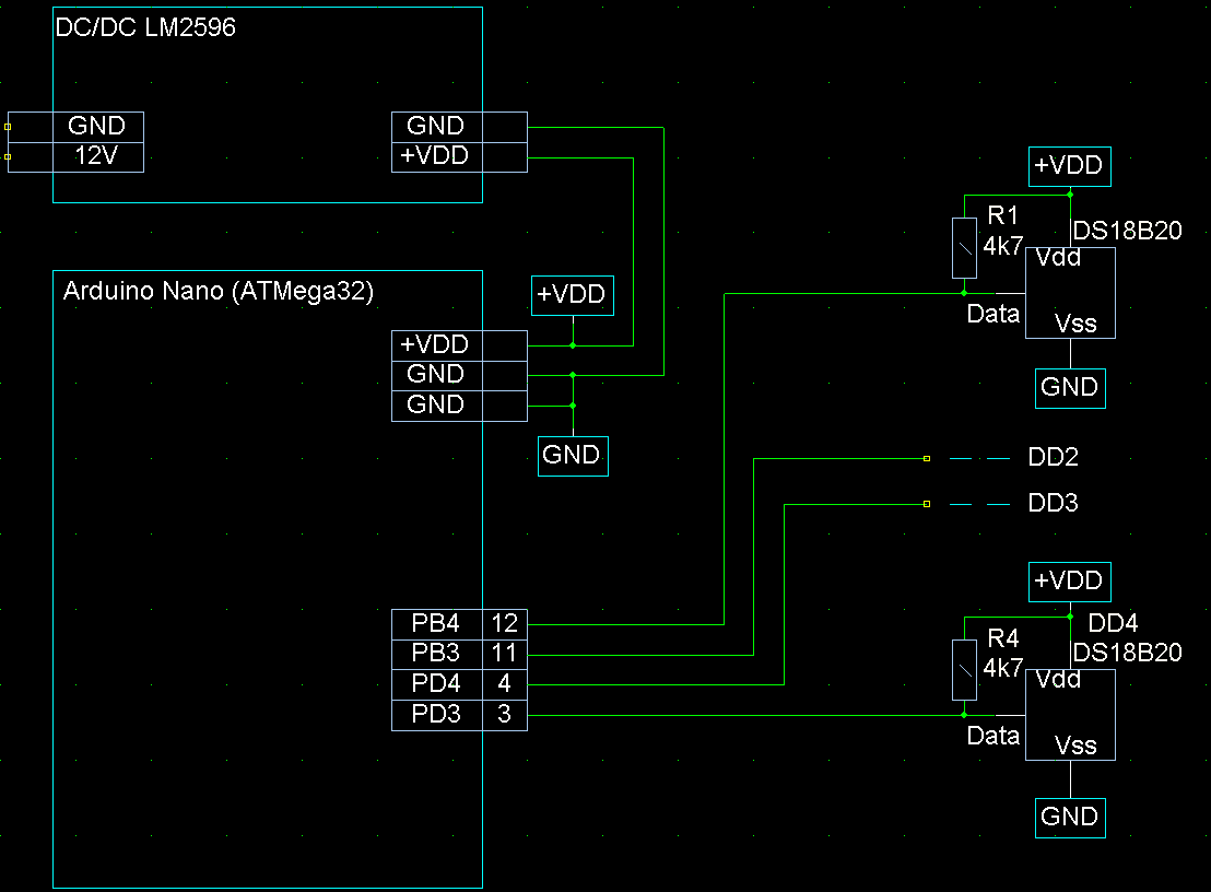 Подключение термометров DS18b20 к Ардуино Nano Подключение термометров DS18b20 к Ардуино Nano