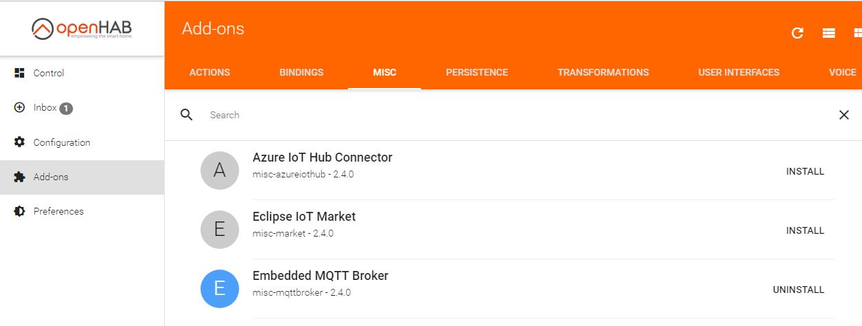 Как установить MQTT брокер в openHab2 Как установить MQTT брокер в openHab2