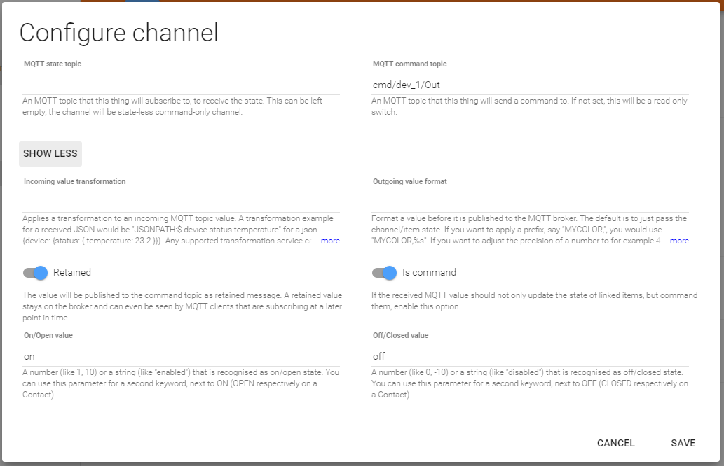 Простое и дешевое устройство на ESP-01 для умного дома openHab
